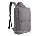 Personalización de mochila de laptop de negocios catiónico sencillo gris